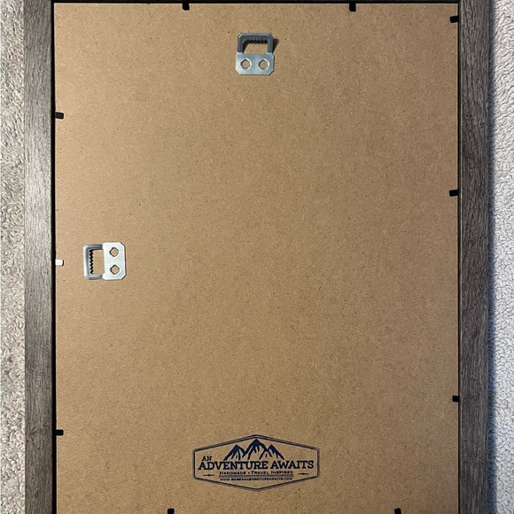 Framed National Park Map Checklist- push pin map - Picture 2 of 4